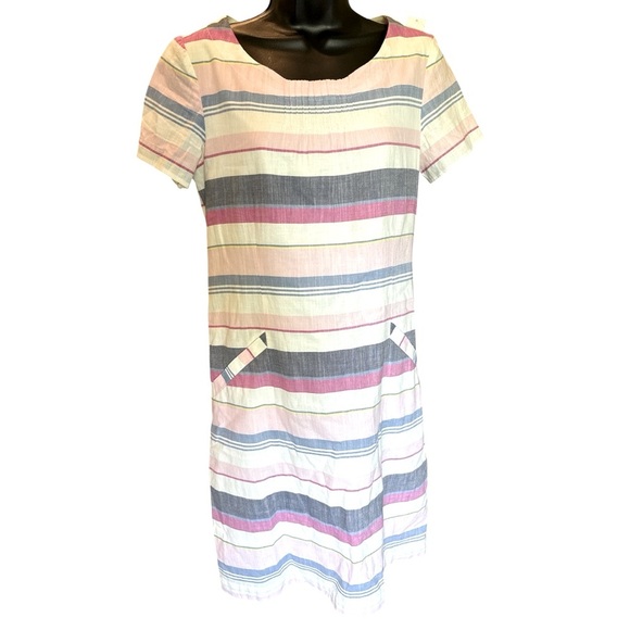 Joules Henrietta dress - blue stripe - Picture 1 of 2